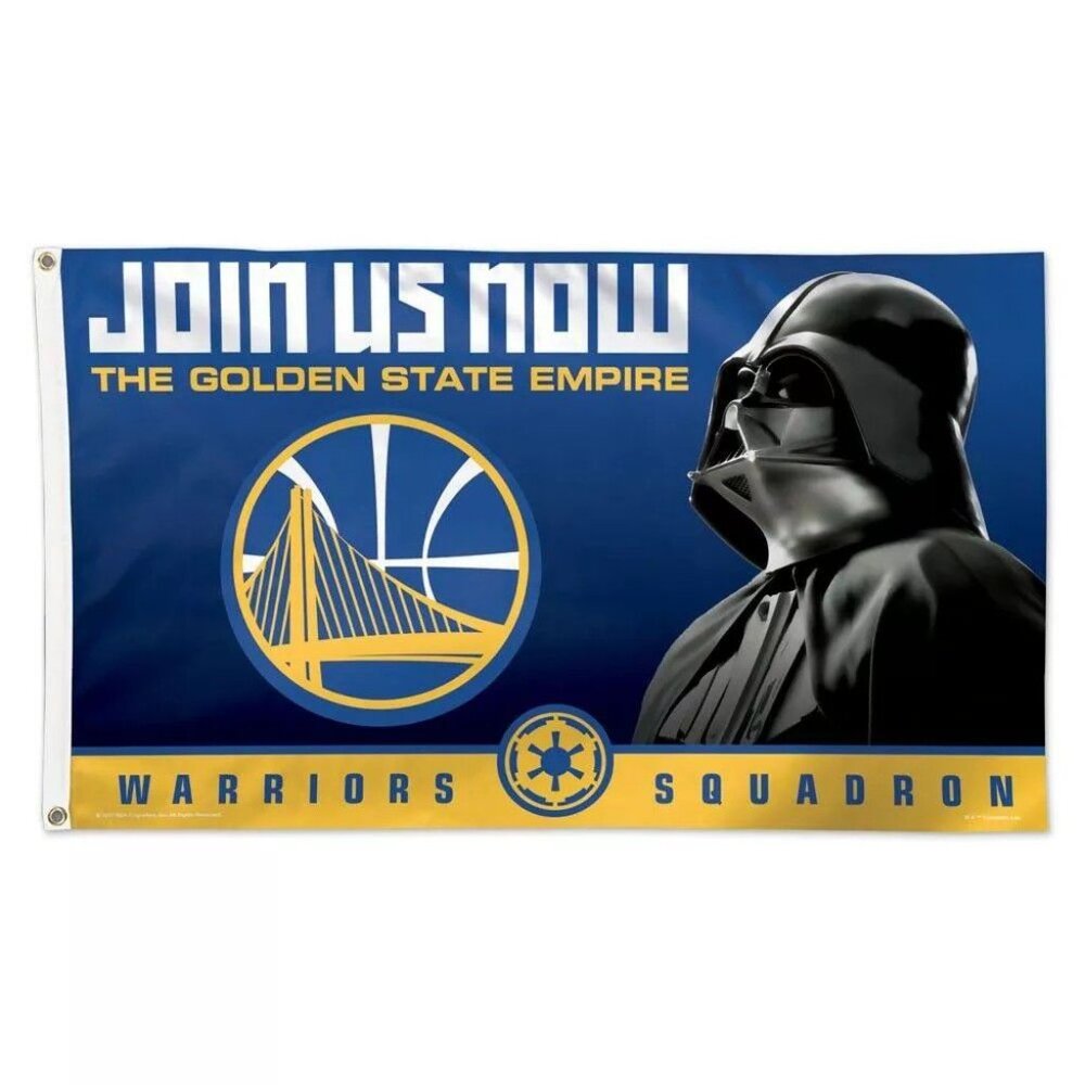 Golden State Warriors Empire‎ Squad Flag Banner New 3x5 Ft